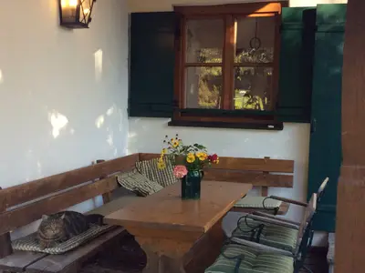 Terrasse mit Eckbank