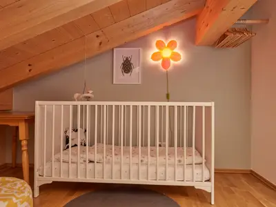 Bettstadl im Elternschlafzimmer Geigelstein