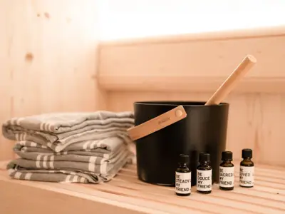 Sauna mit Bio ÖLe