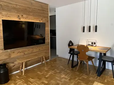 Essbereich im Wohnzimmer