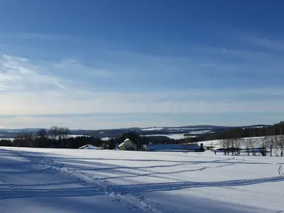 Loipen auf dem Plateau