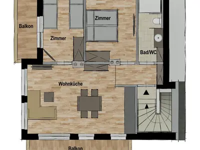 Ferienwohnungen ROKO_Schlitters_Ferienwohnung 2