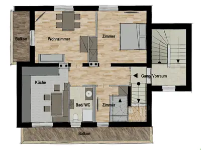 Ferienwohnungen ROKO_Schlitters_Ferienwohnung 1