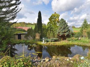 Schmalkalden Ferienwohnung Helwig Garten mit Teich
