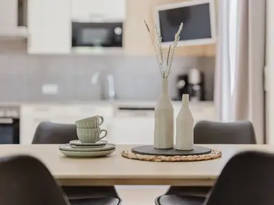 Ferienwohnung Esstisch