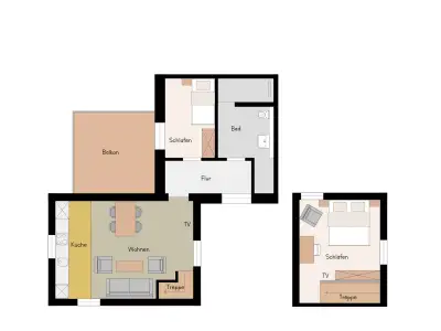 Ferienwohnung Grundriss