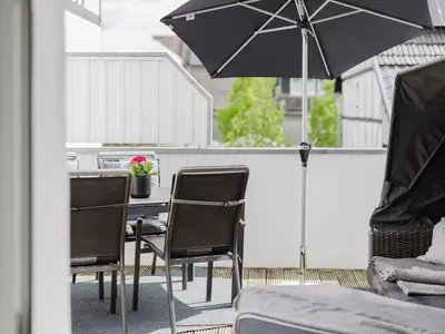 Ferienwohnung Balkon