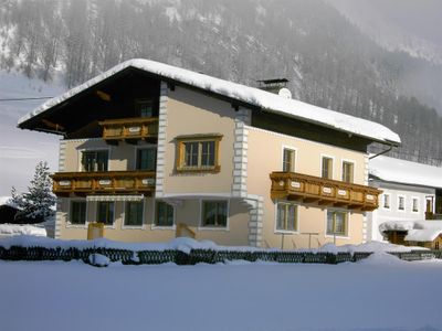 Ferienwohnung Staud im Winter in Schmirn