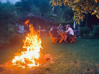 Gemütliches Beisammensein im Garten