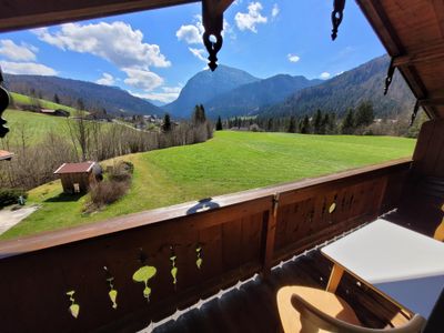 Ausblick vom Balkon