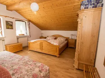 Schlafbereich. Schlafzimmer Fewo 2 von Wohnzimmertür aus