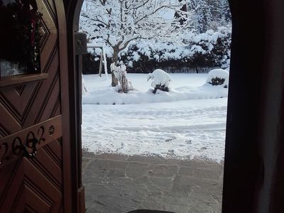 Blick aus der Haustür