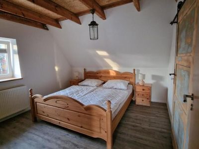 Zweites Schlafzimmer mit Doppelbett