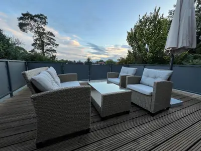 Dachterrasse mit Ausblick