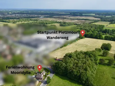 Startpunkt Pietzmoor Wanderweg