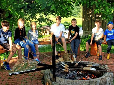 Lagerfeuer mit Stpockbrot