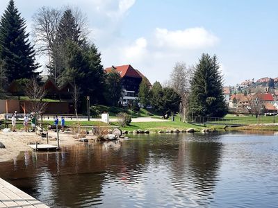 Kurpark mit Schwarzwaldhaus