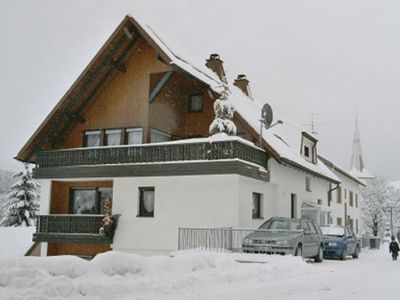 Winterbild Haus Elfriede Walter