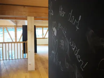 Spielbereich Kreidemalwand