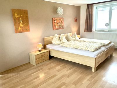 Schlafzimmer mit Komfortbetten