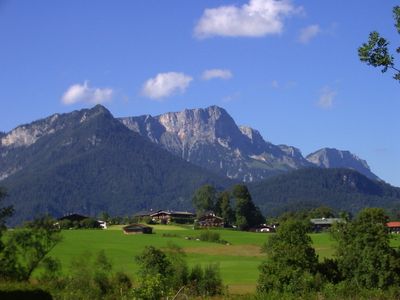 Blick nach Norden auf den Untersberg