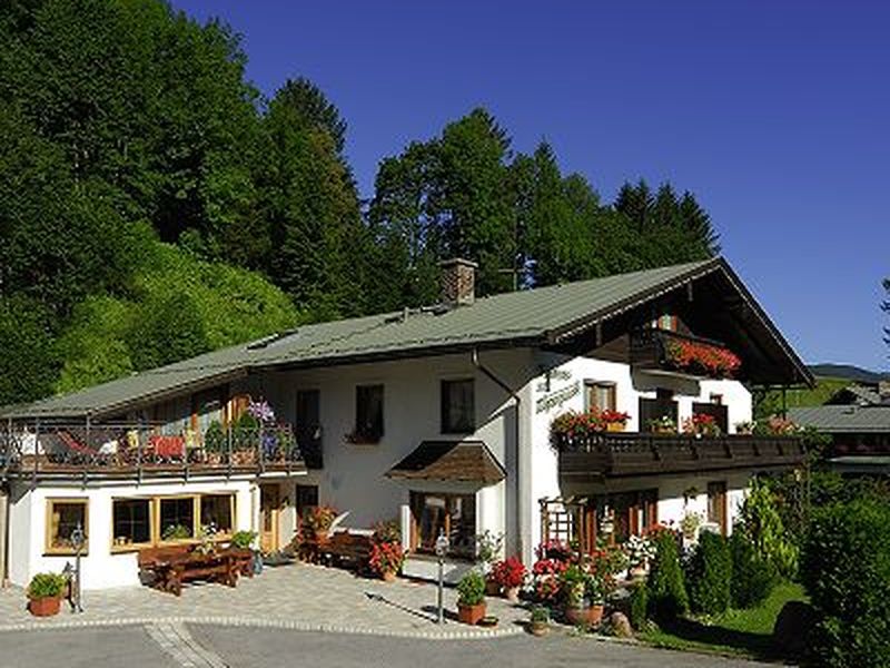 Sommeransicht Gästehaus Alpenpark