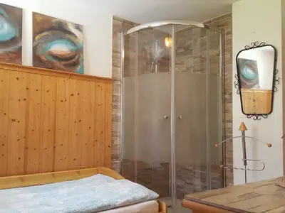 Bergsteigerkammerl mit integrierter Dusche