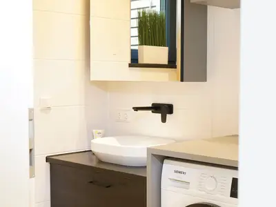 Bad mit Waschmaschine