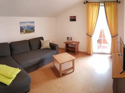 Wohnzimmer Fewo Watzmann