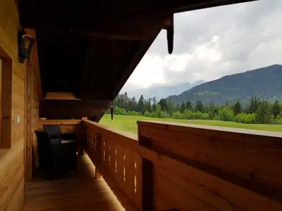 Balkon mit Aussicht Fewo Watzmann