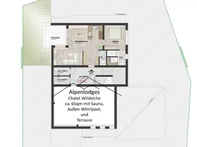 Genuß pur in Wildeiche, Zirbe und Fichte auf ca. 65qm für Ihre wertvollsten Tage und Stunden