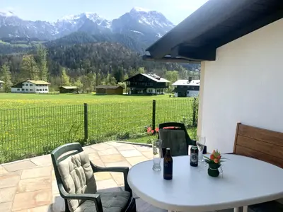 Bergblick von der Sonnenterrasse
