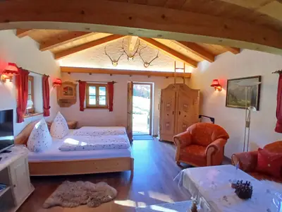 Chalet Gipfelglück Wohn/ Schlafbereich