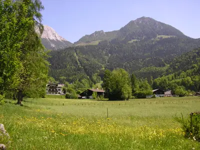 Freier Blick von der Ferienwohnung auf den Jenner