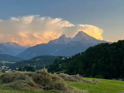 Blick zum Watzmann vom Lockstein