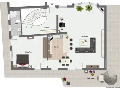 Grundriss FeWo 8