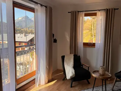 Lounge Bereich großes Schlafzimmer