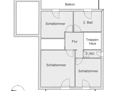 Grundriss Obergeschoss