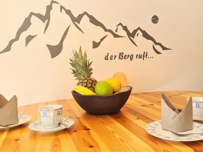 Essbereich Fewo Bergsüchtig