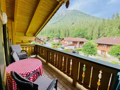 Balkon mit Sitzgelegenheit Fewo Fagstein