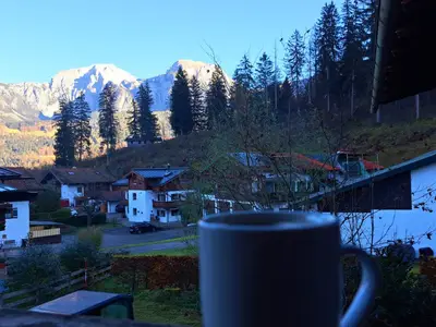 Blick vom Balkon