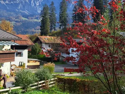 Blick vom Balkon