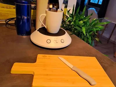 Kaffee-Pad-Maschine vorhanden