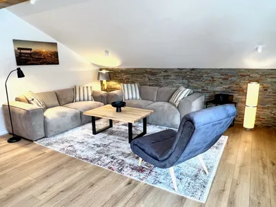 Wohnzimmer Ferienwohnung alpen living