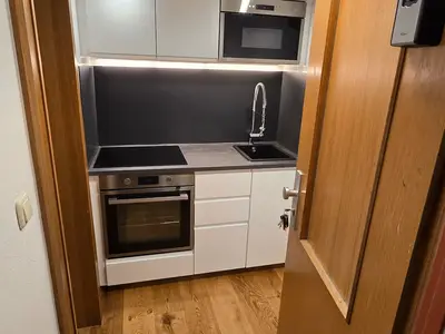 Küche aus Richtung Eingang