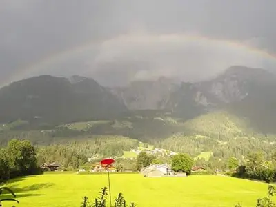Regenbogen über Kehlstein