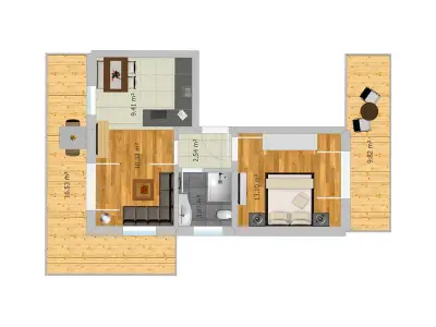 Grundriss Wohnung Grünstein Neu ab 1.08.26
