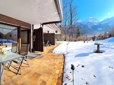 Terrasse Fewo Bergpanorama