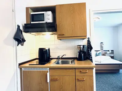 Küchenzeile im Wohnbereich