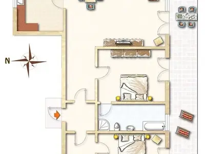 Ferienwohnung für 8 Personen (120 m²) in Schönberg 1/10